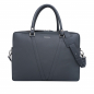 Preview: Briefcase made of smooth calfskin grey